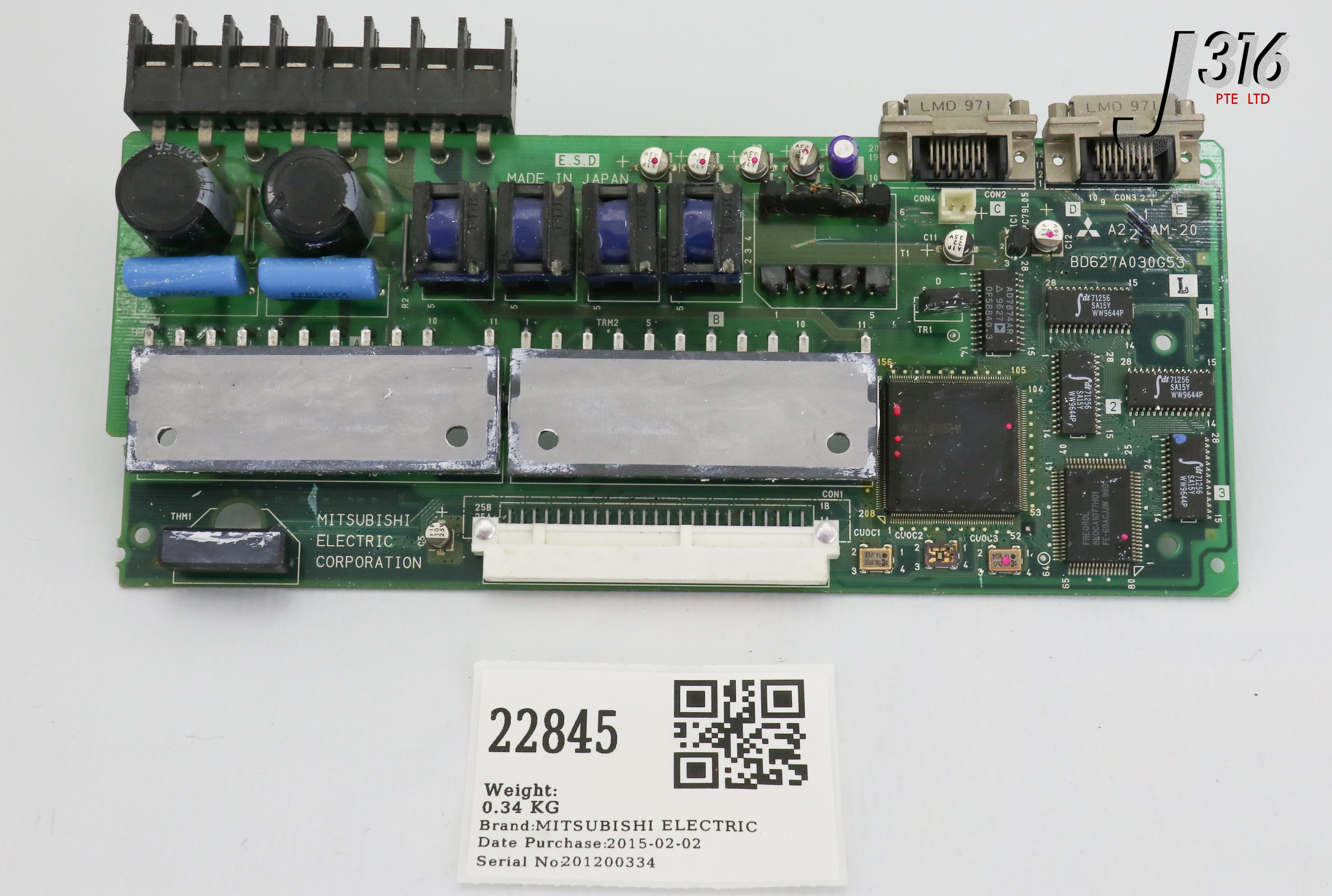 22845 MITSUBISHI ELECTRIC PCB, MOTION CONTROLLER A221AM-20 | eBay